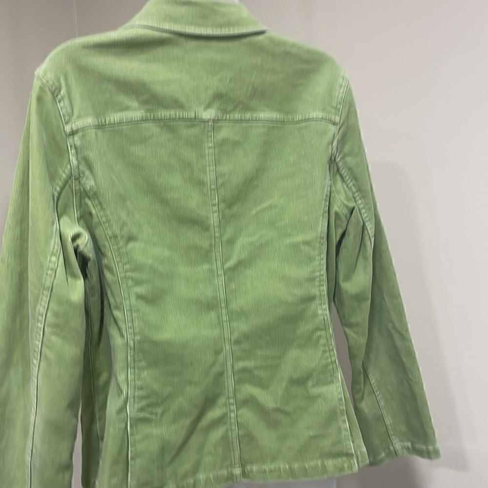 NWOT Style & Co. Green Corduroy Jacket.  Size M medium 8/10 - Picture 6 of 10